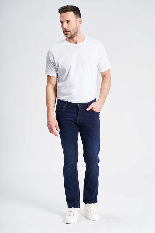 Jeans 'August' - Navy Overdyed