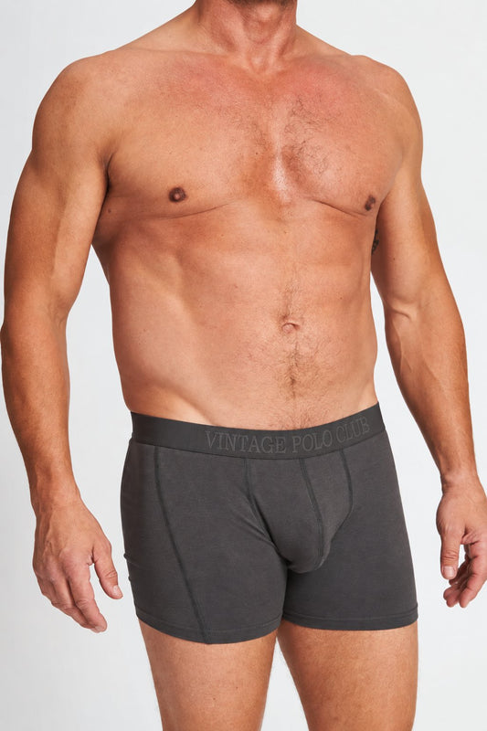 Bambus Boxers 'Nibe' - Dark Grey One
