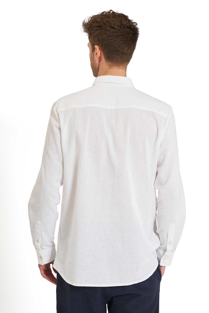 Hør Skjorte 'Hurup' - White