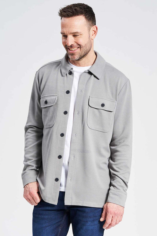 Overshirt 'INNello' - Light Grey