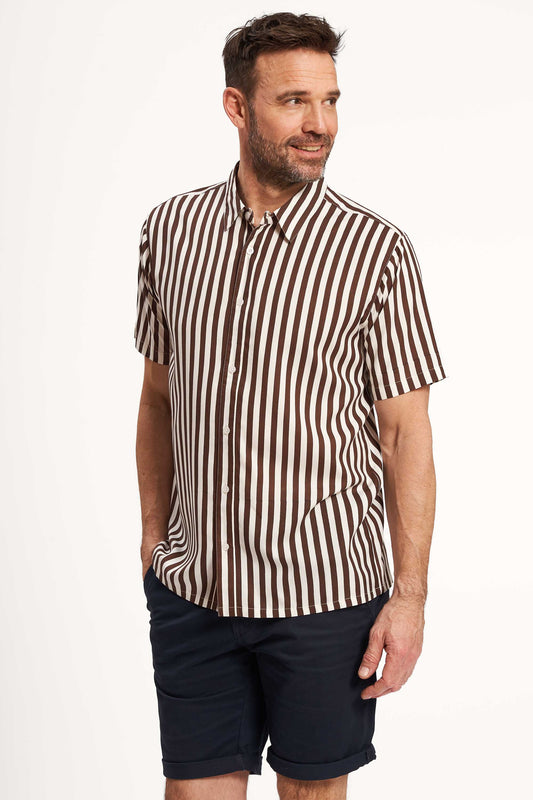 K/æ Skjorte 'Broager' - Chestnut