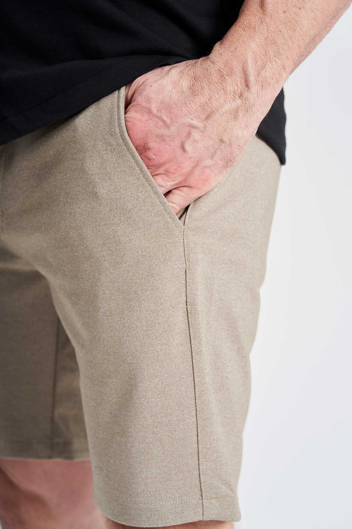 Performance Shorts 'Anholt' - Beige Mel