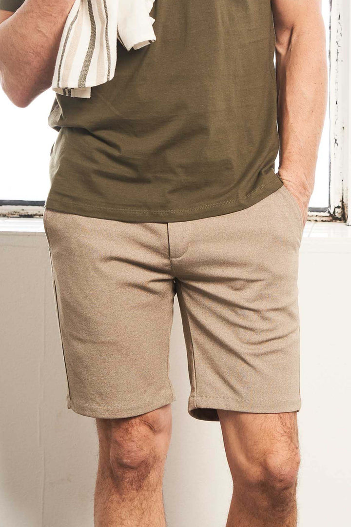 Performance Shorts 'Anholt' - Beige Mel