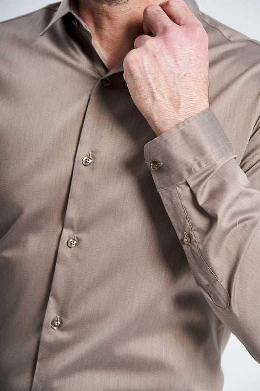 Strygefri Skjorte 'Andreas' - Sand