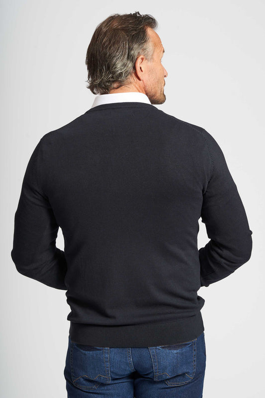 Pullover Strik 'Nyrup' - Dark Navy