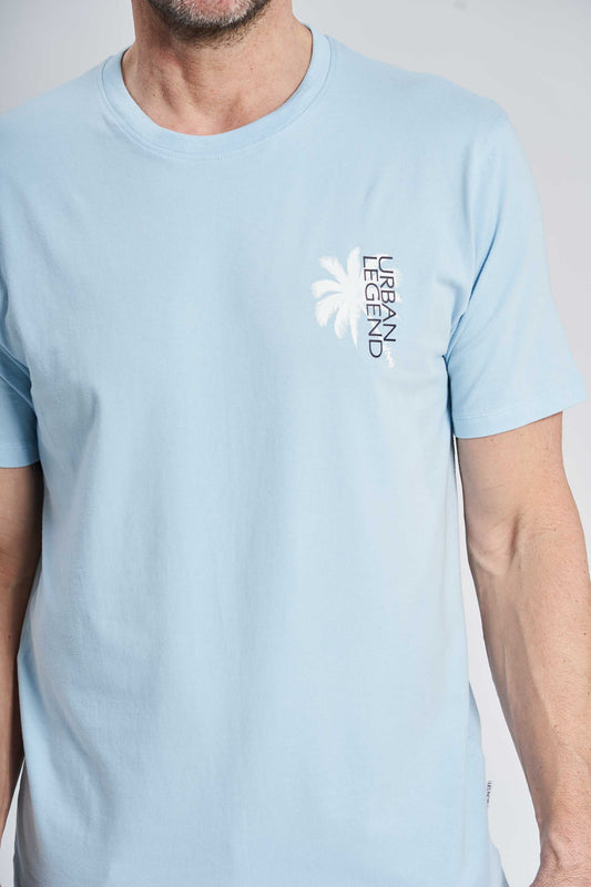 Logo T-Shirt 'Mern' - Dream Blue