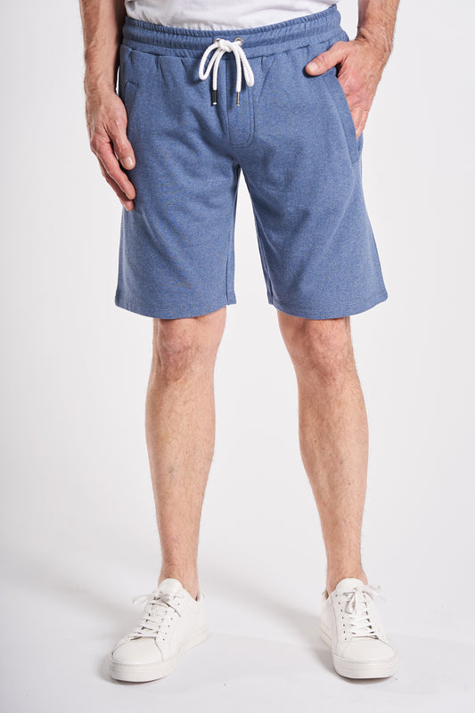 Sweat Shorts 'Borup' - Denim Blue Mel.