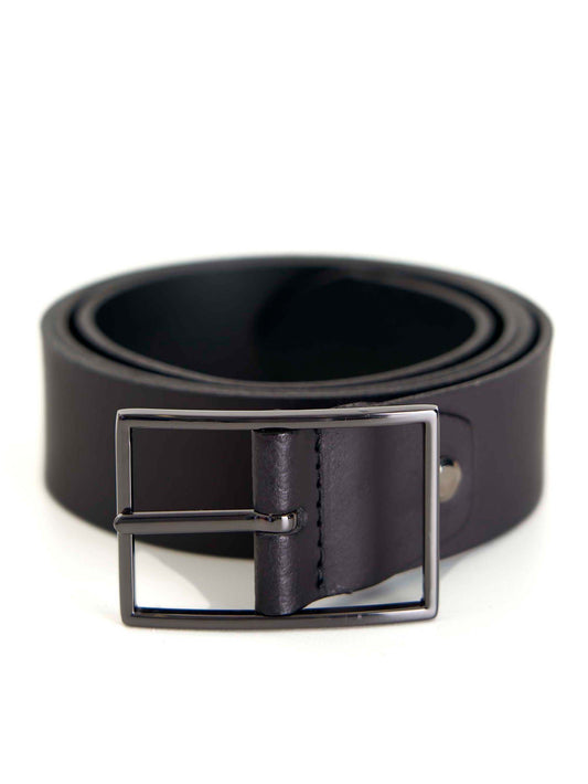 Læderbælte herre sort