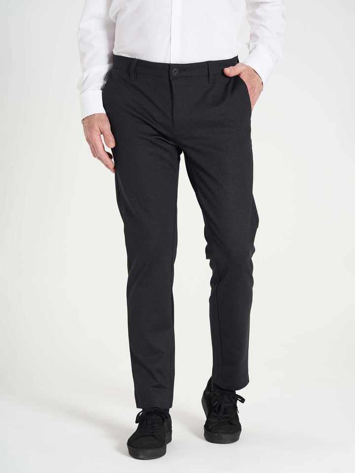 Performance pants herre grå struktur