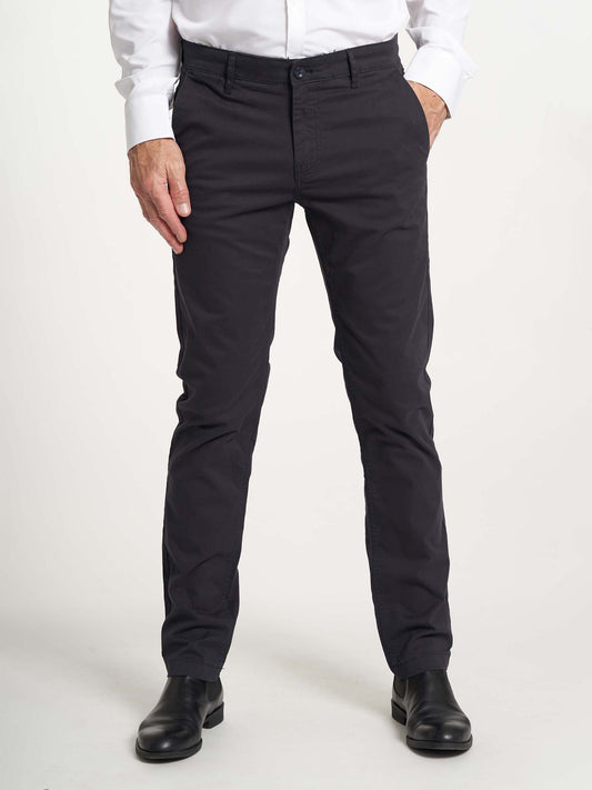 Chino bukser til mænd mørkeblå