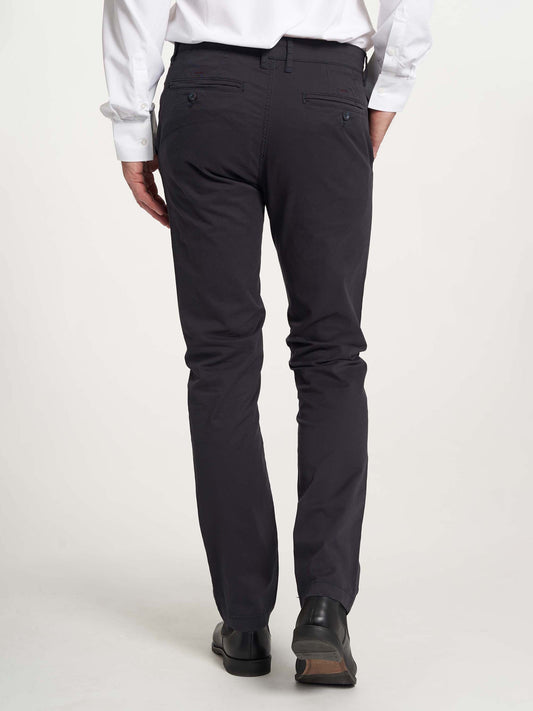 Chino bukser til mænd mørkeblå