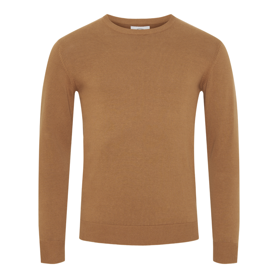 Pullover Strik 'Nyrup' - Camel