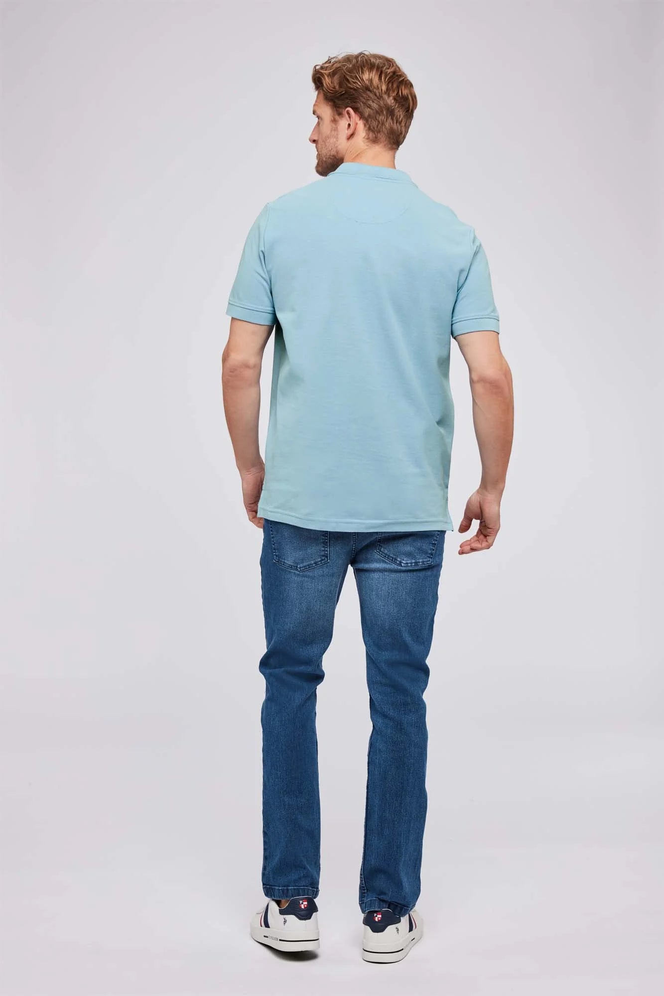 Polo 'Alfred' - Placid Blue