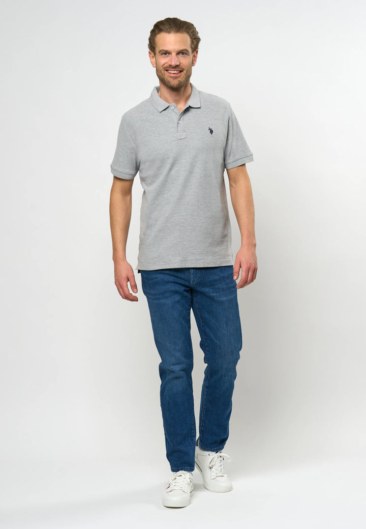 Polo 'Alfred' - Grey Melange