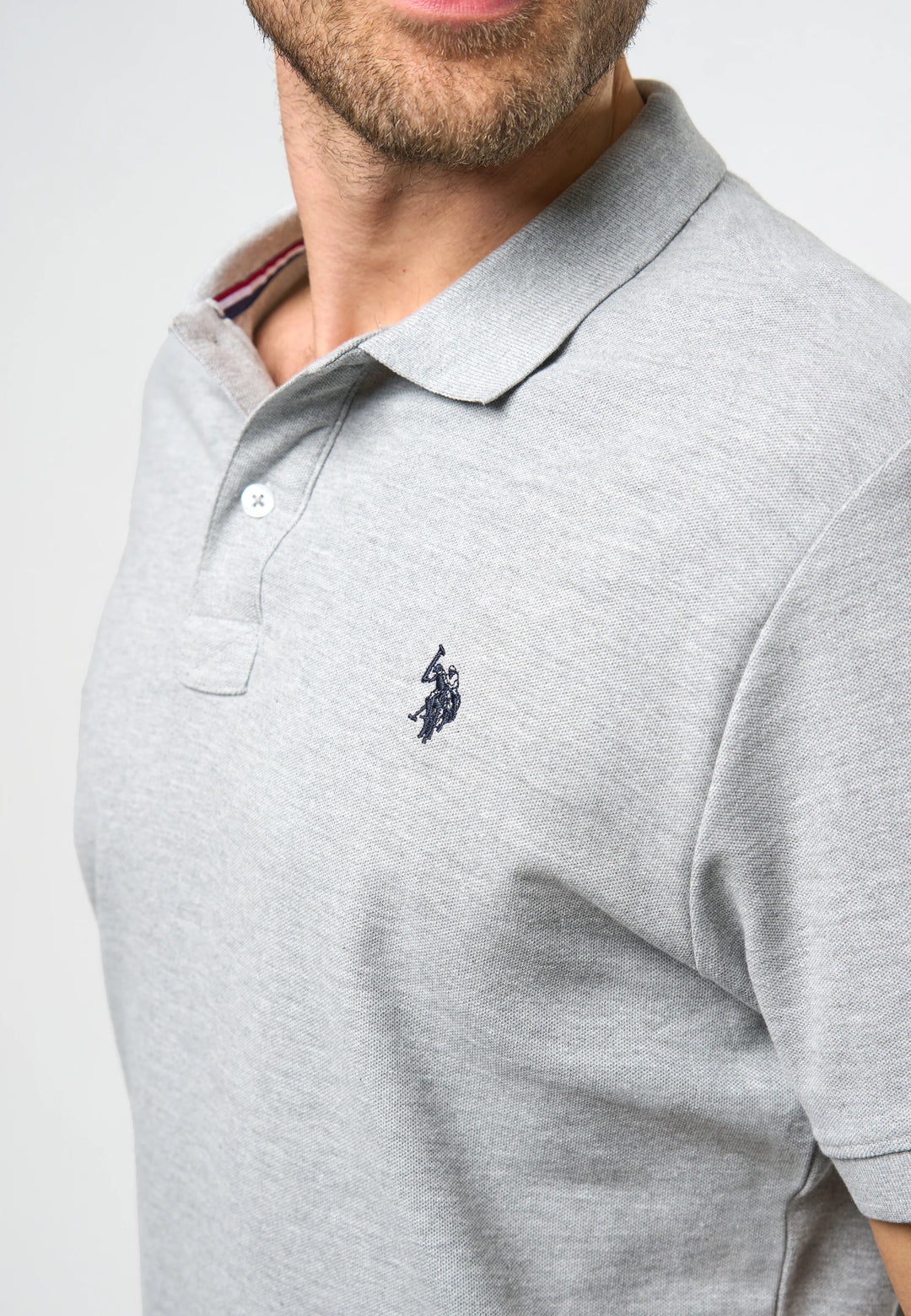 Polo 'Alfred' - Grey Melange