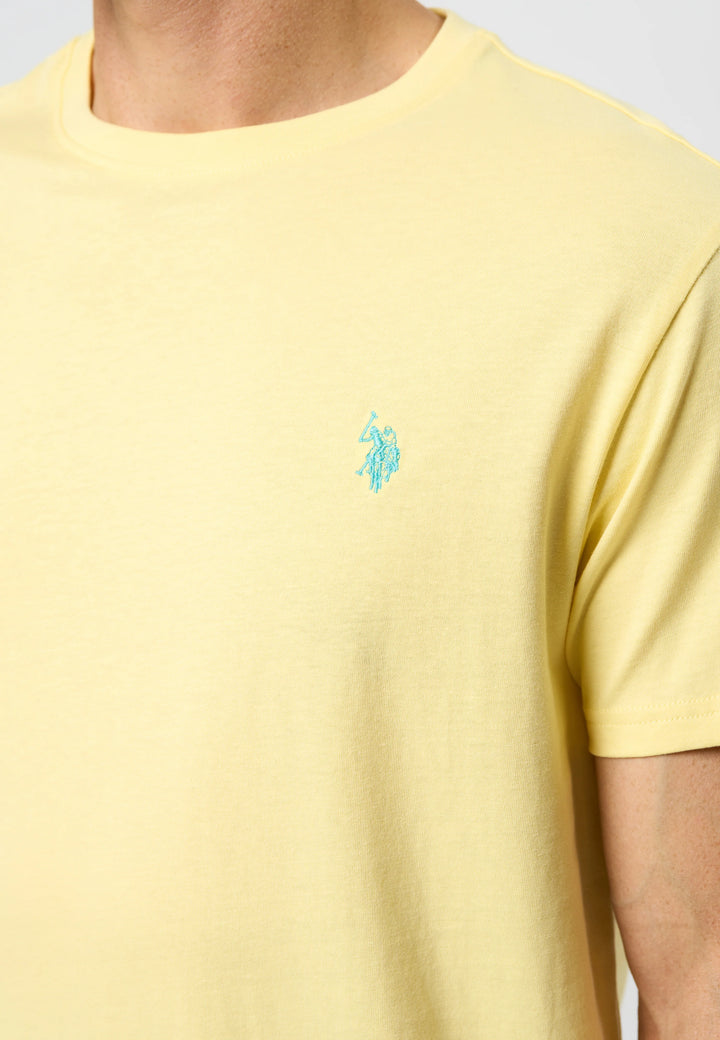 Logo T-shirt 'Arjun' - Pale Banana