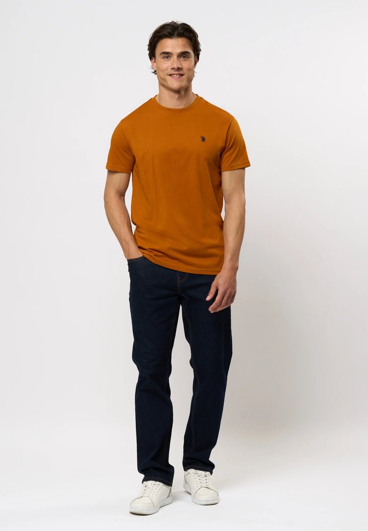Logo T-shirt 'Arjun' - Pumpkin Spice