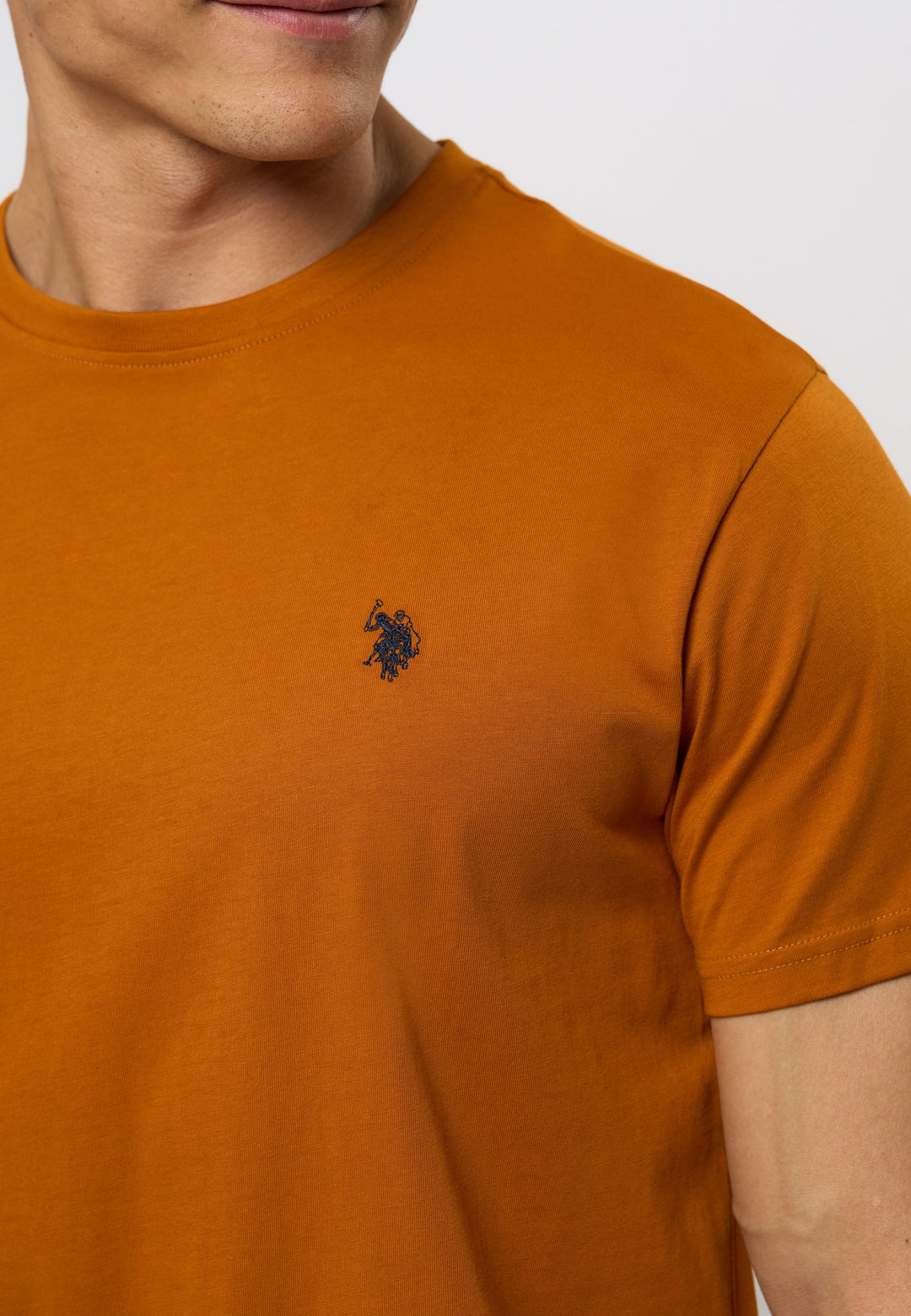 Logo T-shirt 'Arjun' - Pumpkin Spice