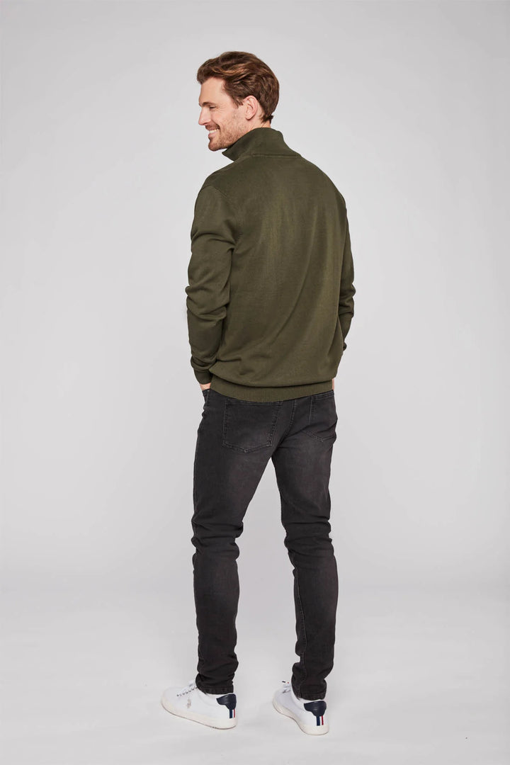 Half Zip Strik 'Brison' - Forrest Night