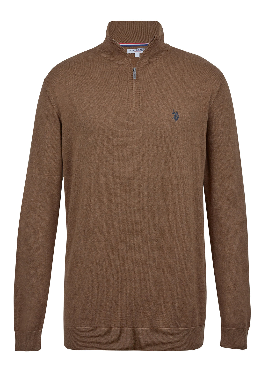 Half Zip Strik 'Brison' - Partridge Melange