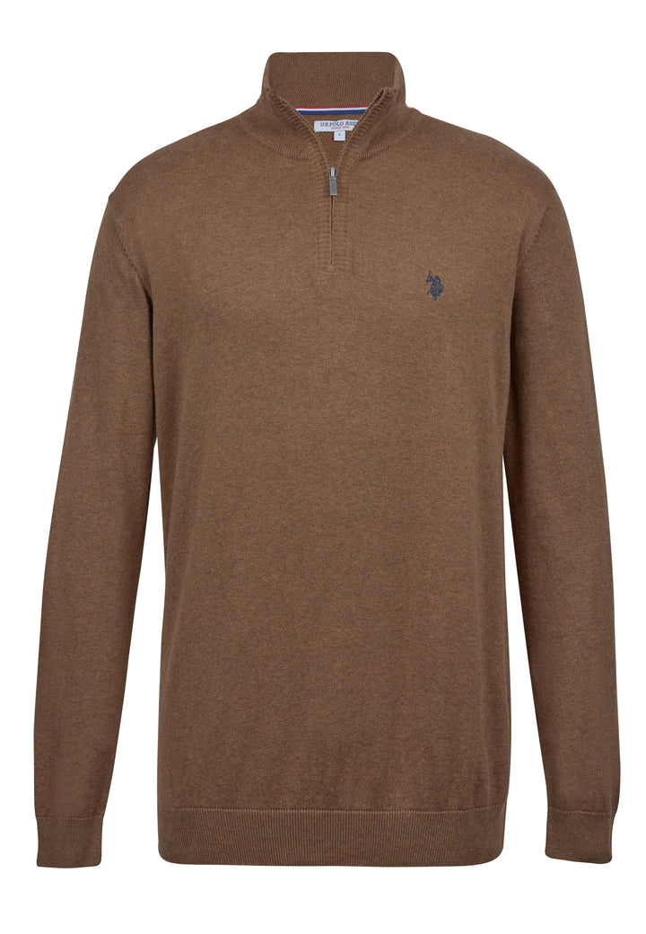 Half Zip Strik 'Brison' - Partridge Melange