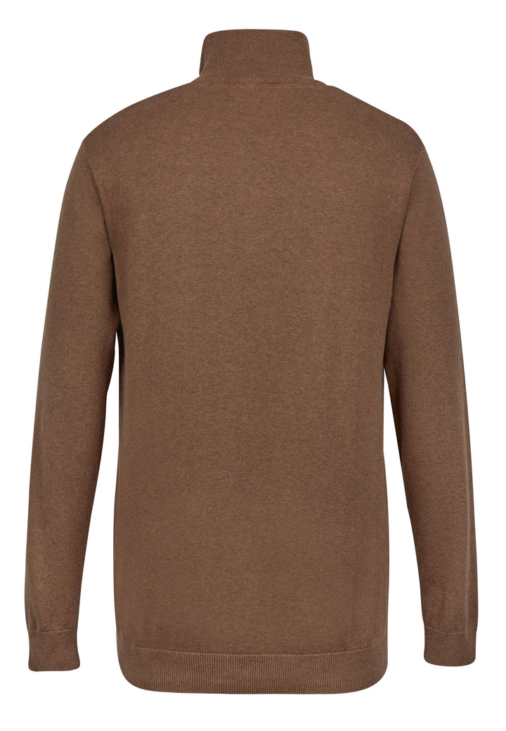 Half Zip Strik 'Brison' - Partridge Melange