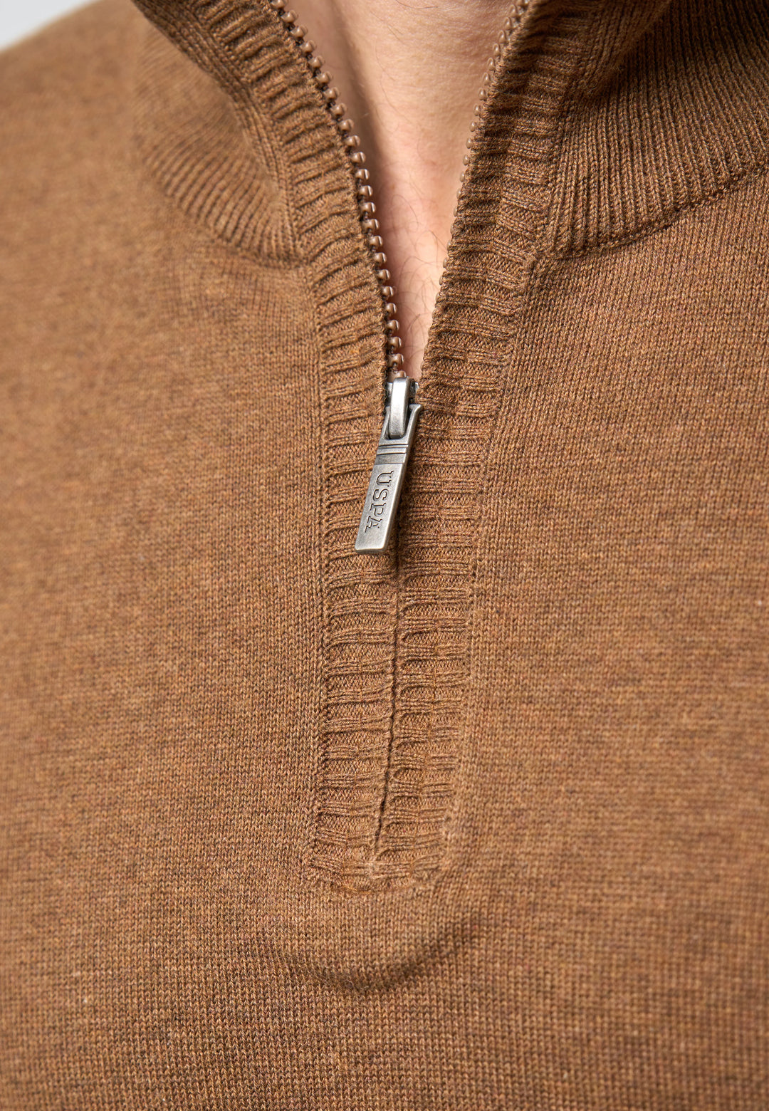 Half Zip Strik 'Brison' - Partridge Melange