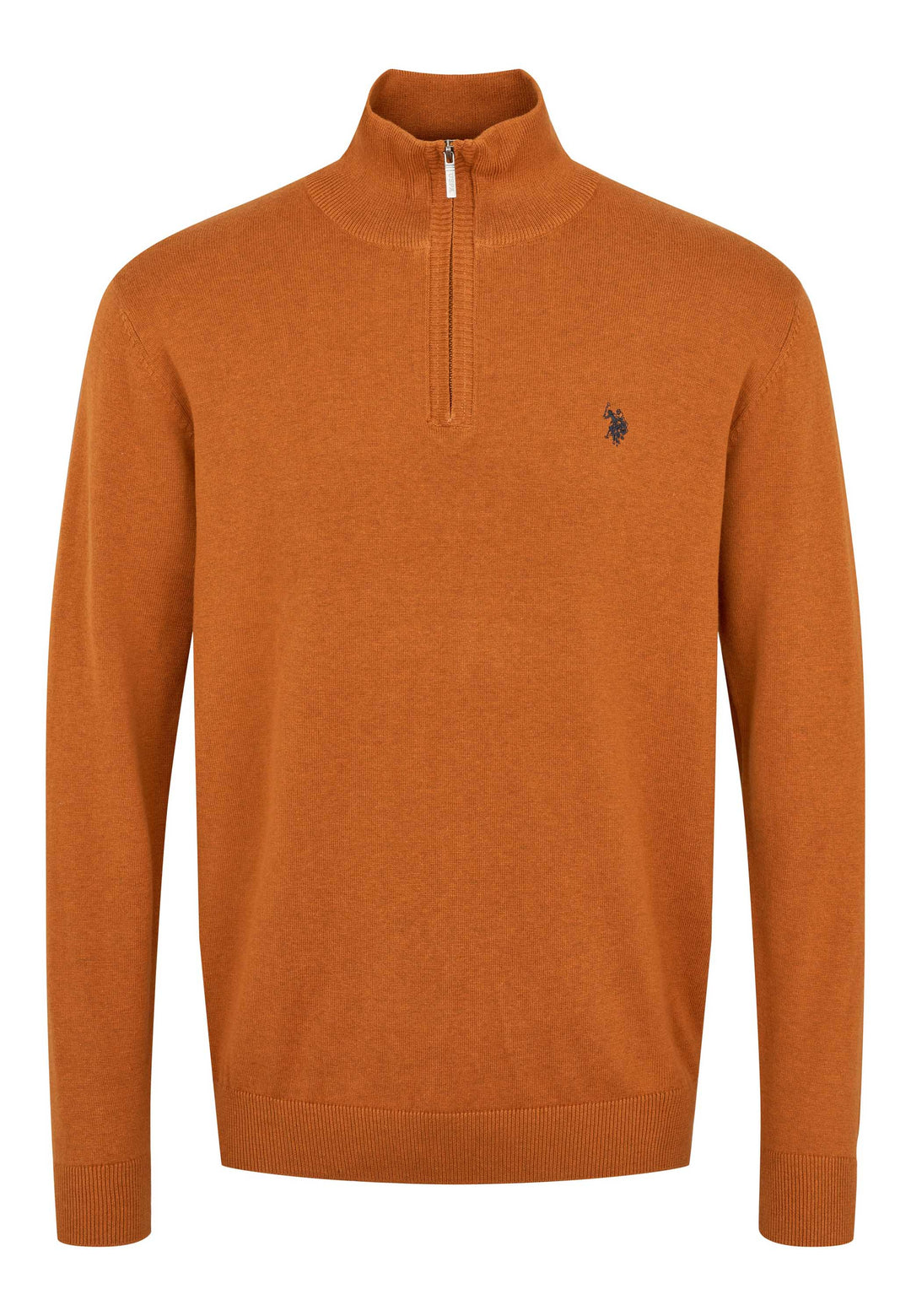 Half Zip Strik 'Brison' - Pumpkin Spice Melange