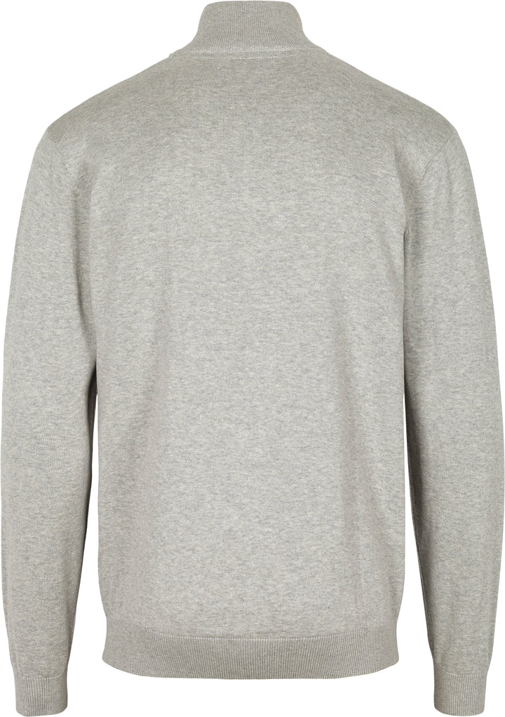 Half Zip Strik 'Brison' - Grey Melange