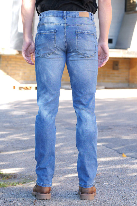 Stretch Jeans 'Hundested' - Used Medium Indigo