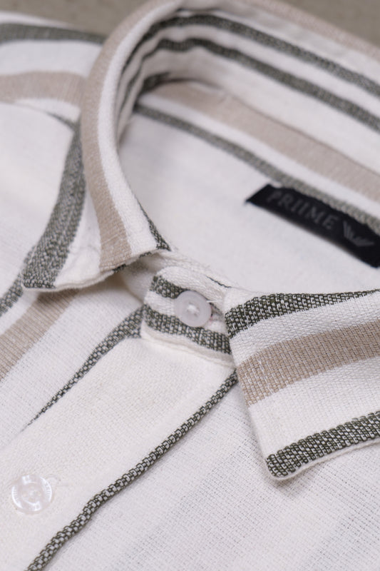 K/æ Skjorte 'Tranebjerg' - Striped