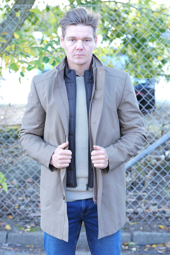 Stretch Frakke 'Vesterbrogade' - Beige