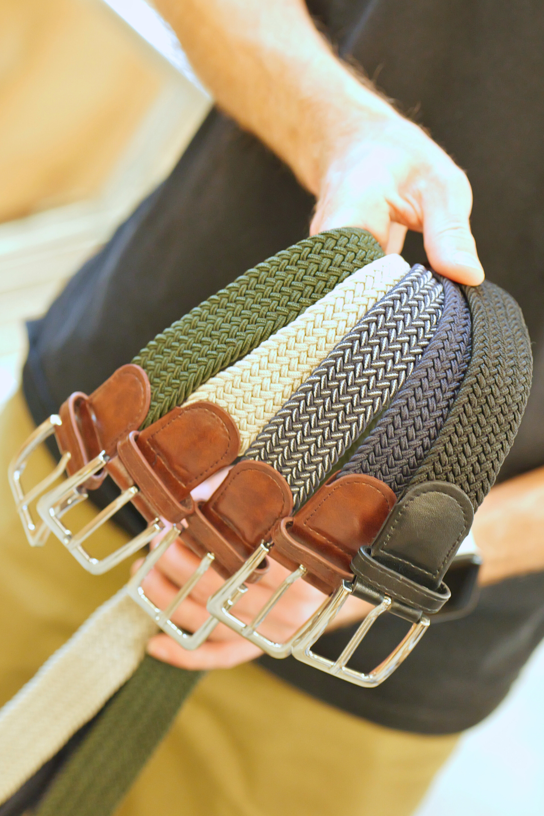 Strækbælte 'Sindal' - Dark Navy