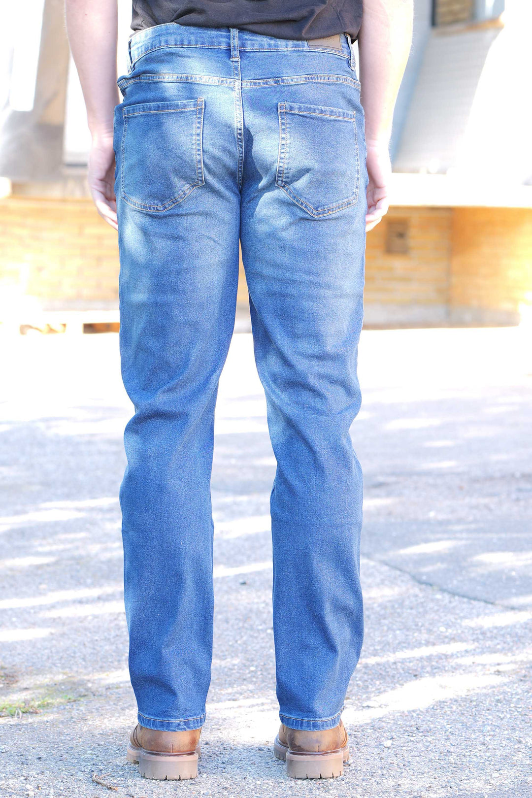 Stretch Jeans 'Hundested' - Used Blue Denim