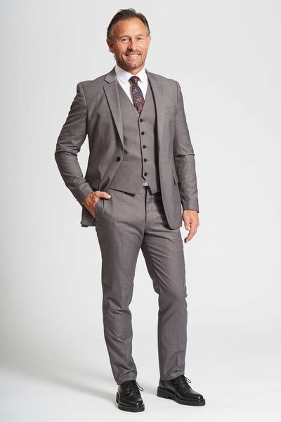 Vest 'Anton' - Grey Elegance