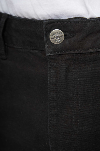 Jeans - Black Overdyed