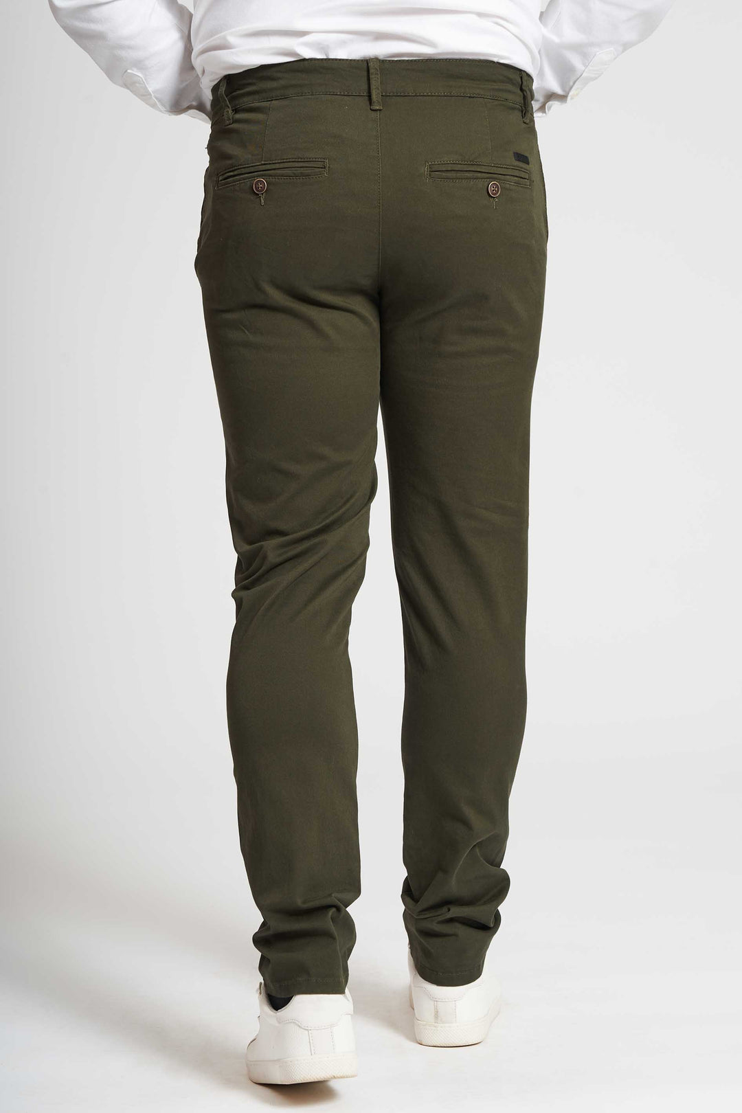 Stretch Chino 'Aksel' - Bottle Green