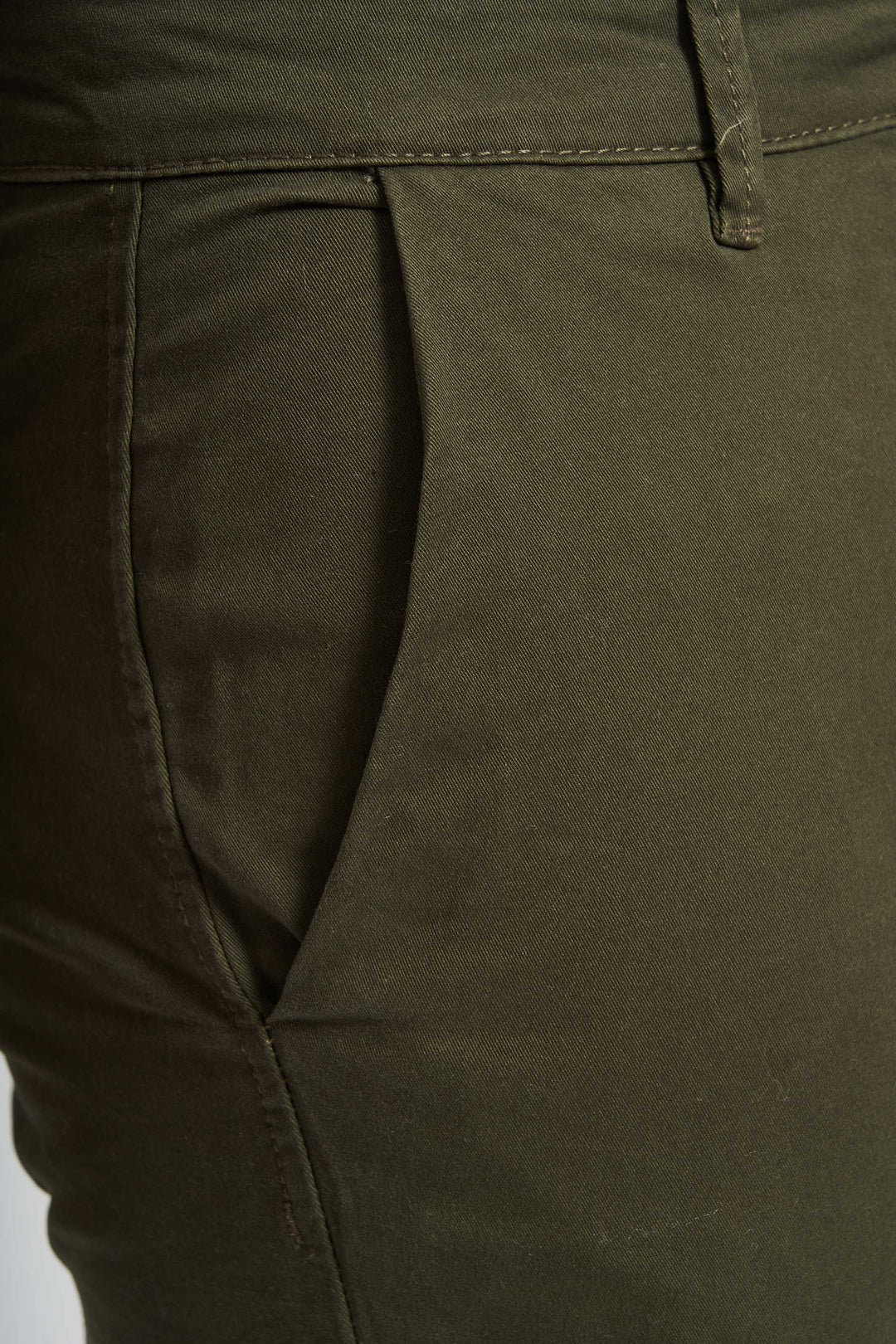 Stretch Chino 'Aksel' - Bottle Green