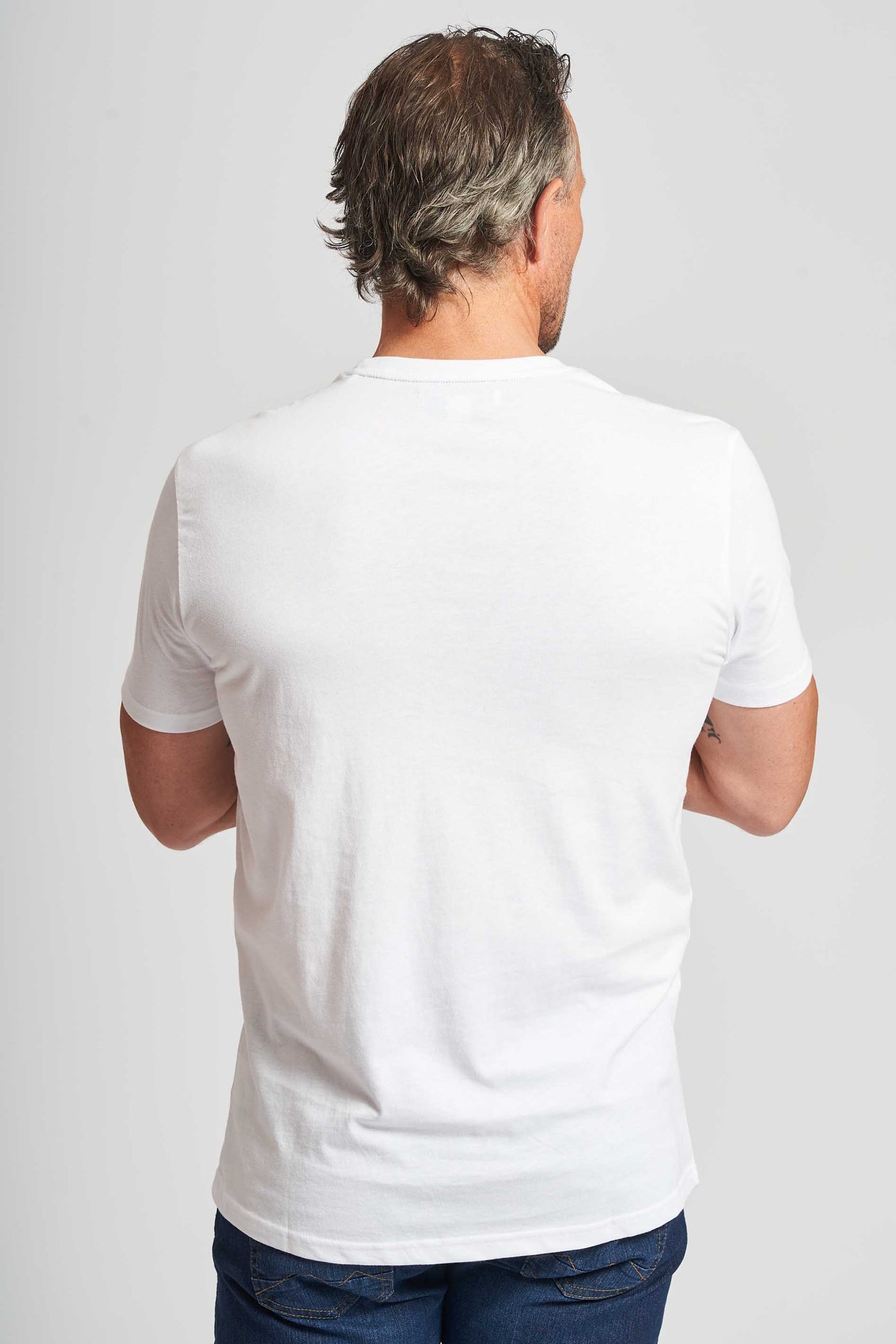 Logo T-shirt 'Arjun' - White