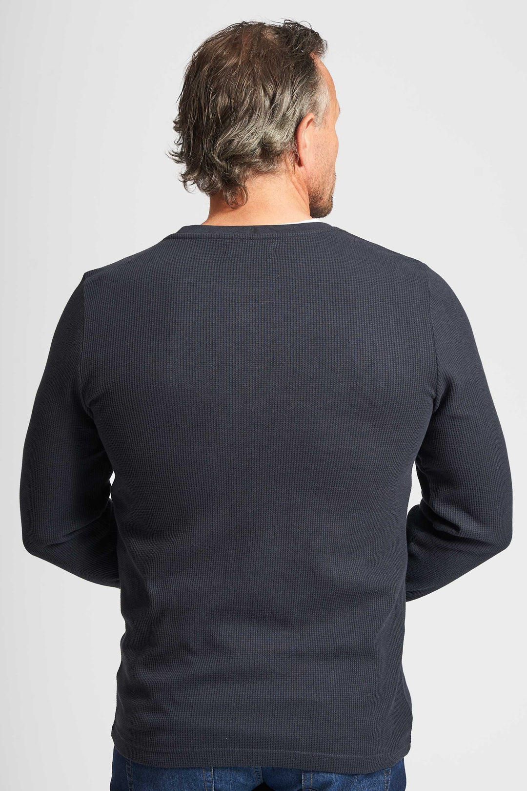 Vaffel Sweatshirt 'Allan' - Navy