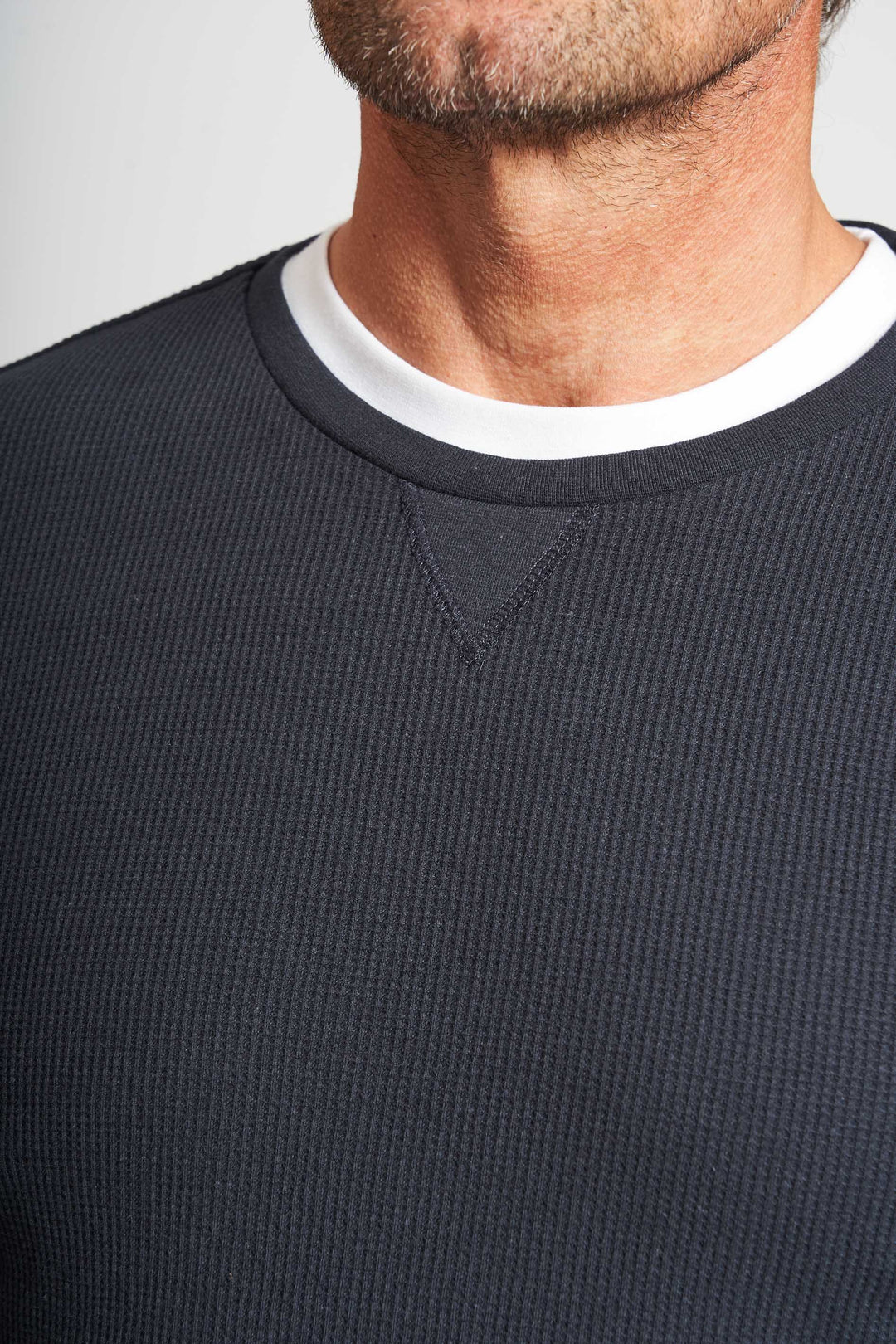 Vaffel Sweatshirt 'Allan' - Navy