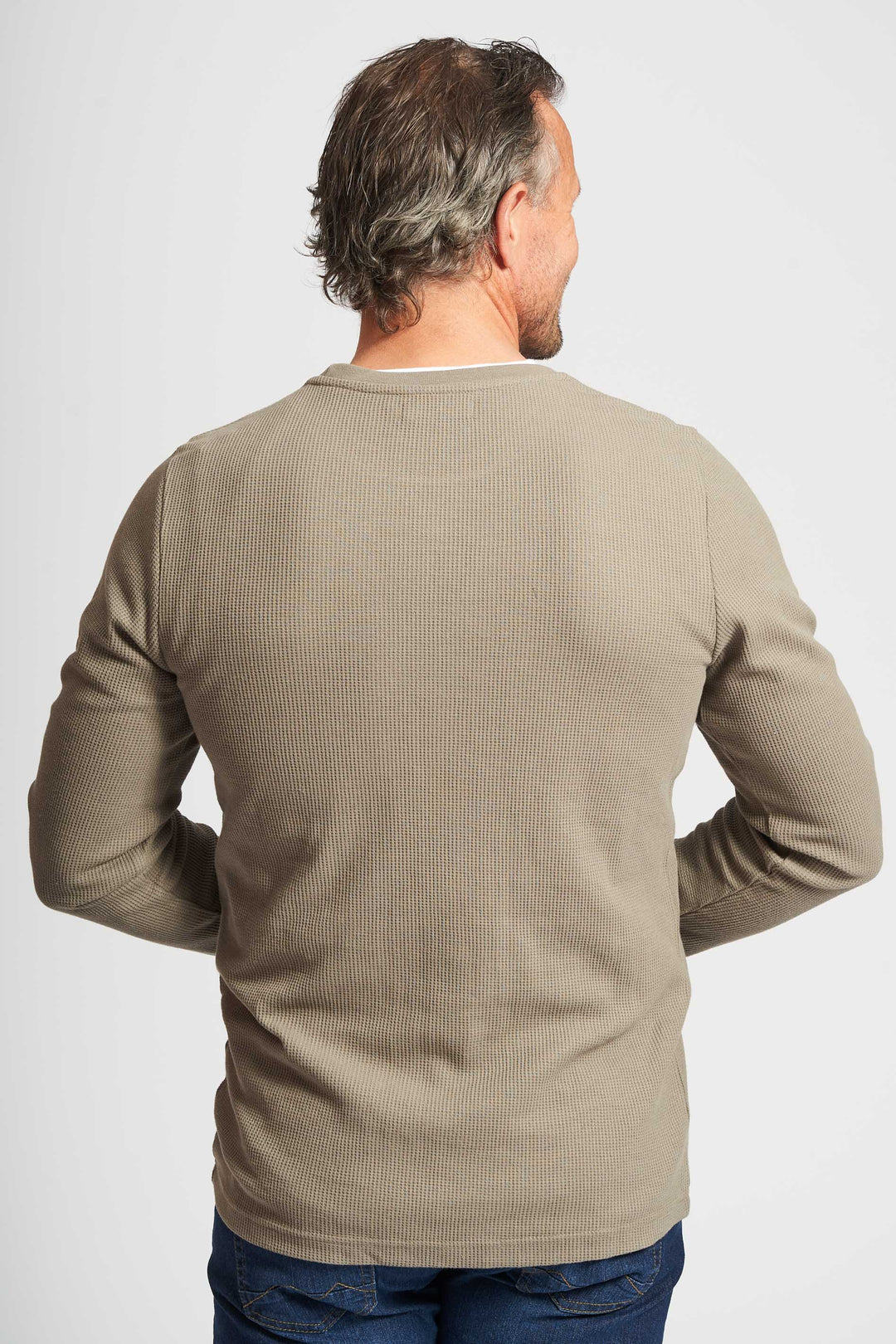 Vaffel Sweatshirt 'Allan' - Lt. Olive