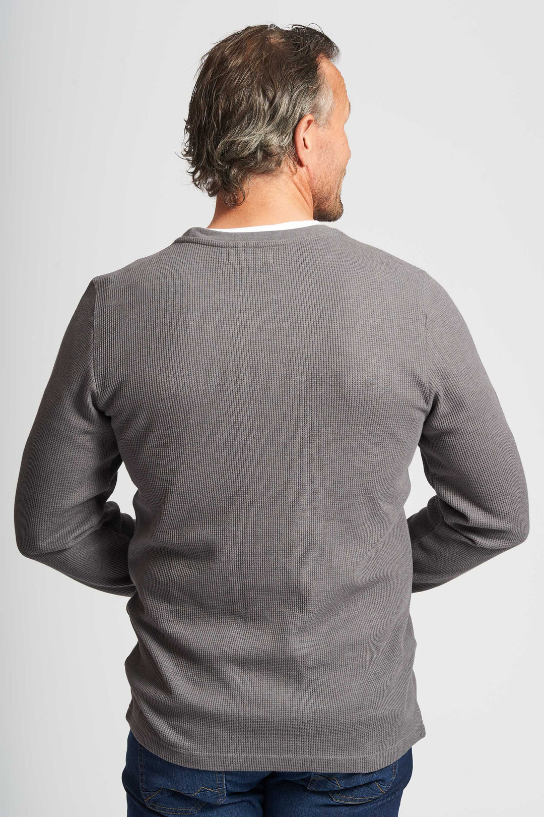 Vaffel Sweatshirt 'Allan' - Grey Mel.