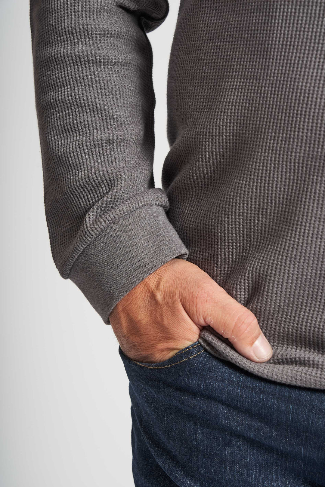 Vaffel Sweatshirt 'Allan' - Grey Mel.