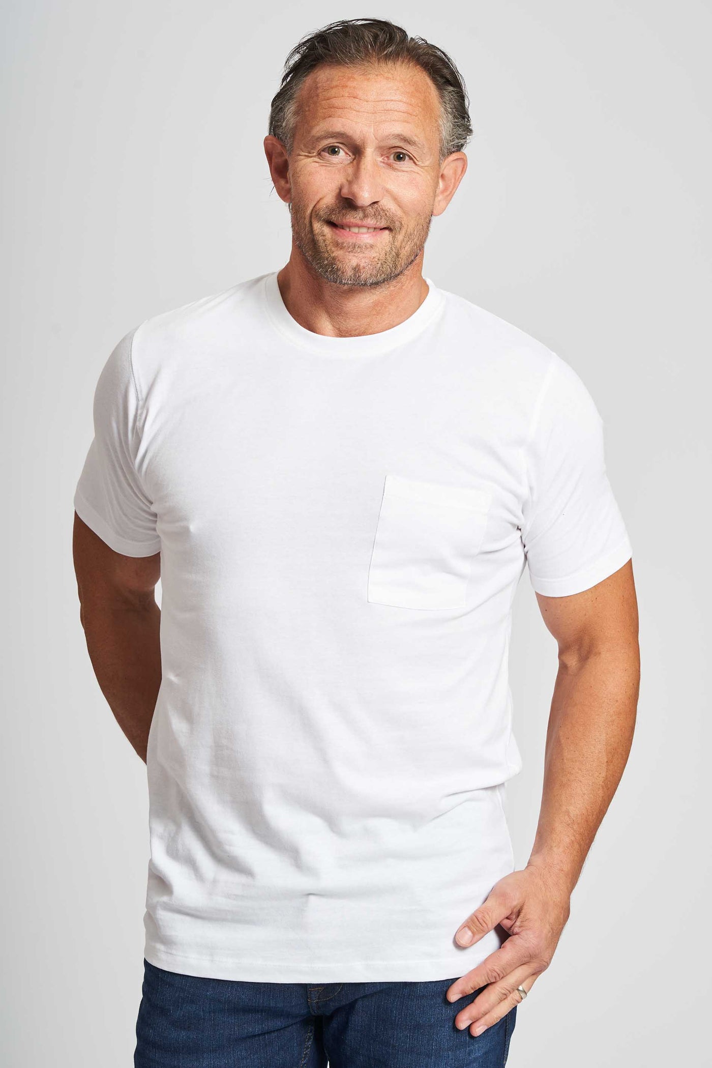 T-Shirt 'Sunds' - Optical White
