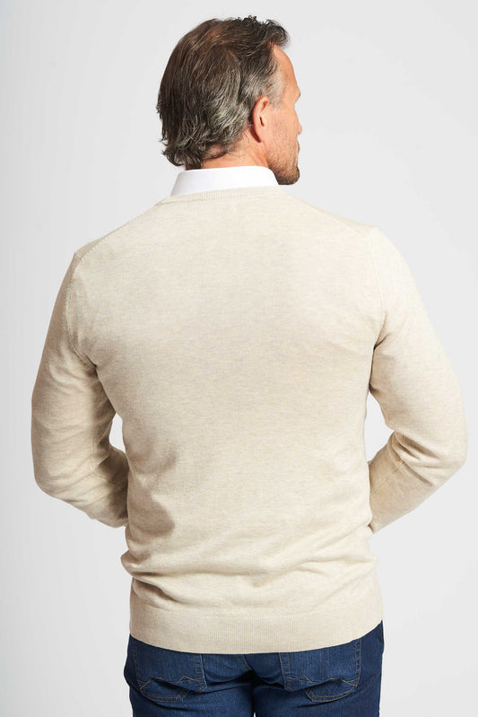 O'Neck Strik 'Martin' - Off White Melange