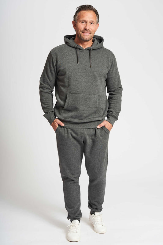 Sweat Hoodie 'Thy' - Dark Grey Mel.