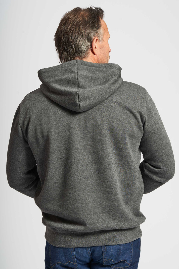 Sweat Hoodie 'Thy' - Dk. Grey Mel.