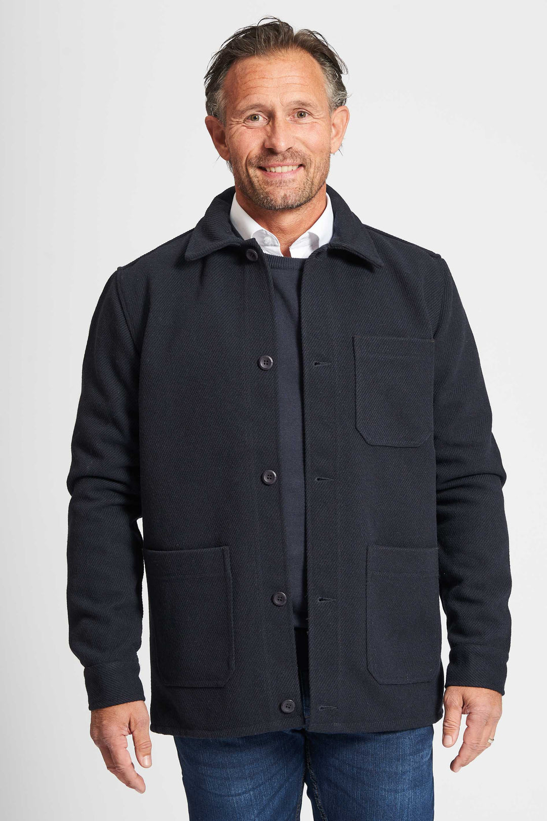 Overshirt 'Thanasis' - Navy