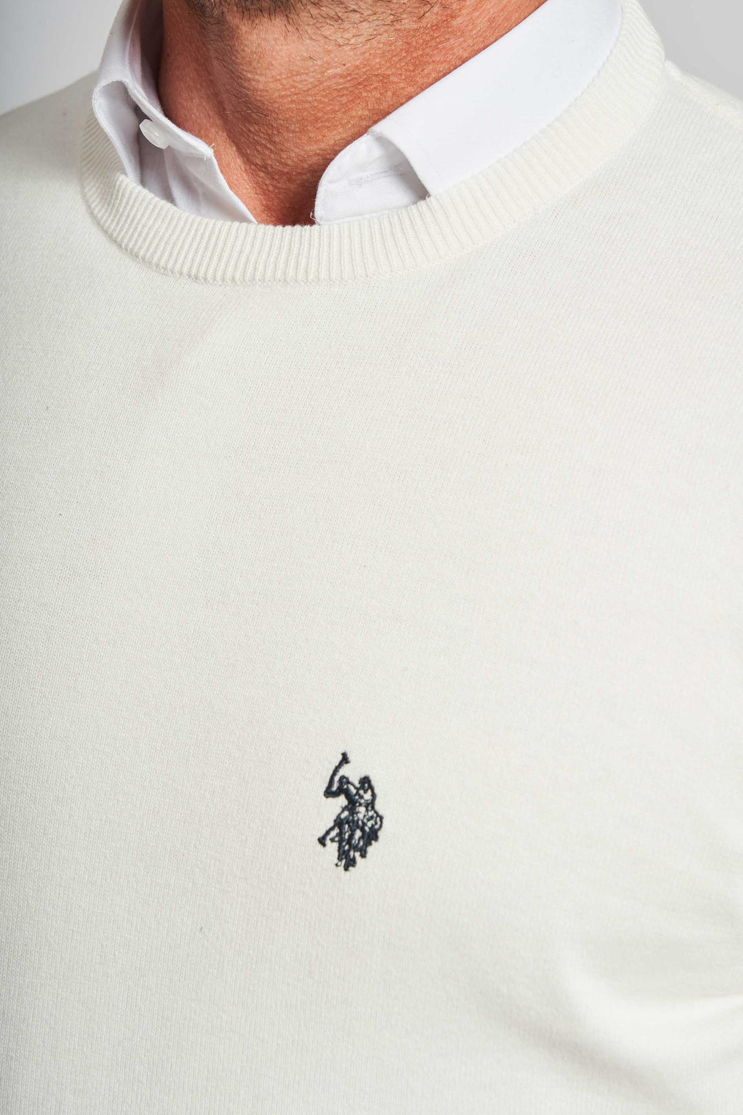 O'Neck Knit 'Adair' - Cloud Dancer